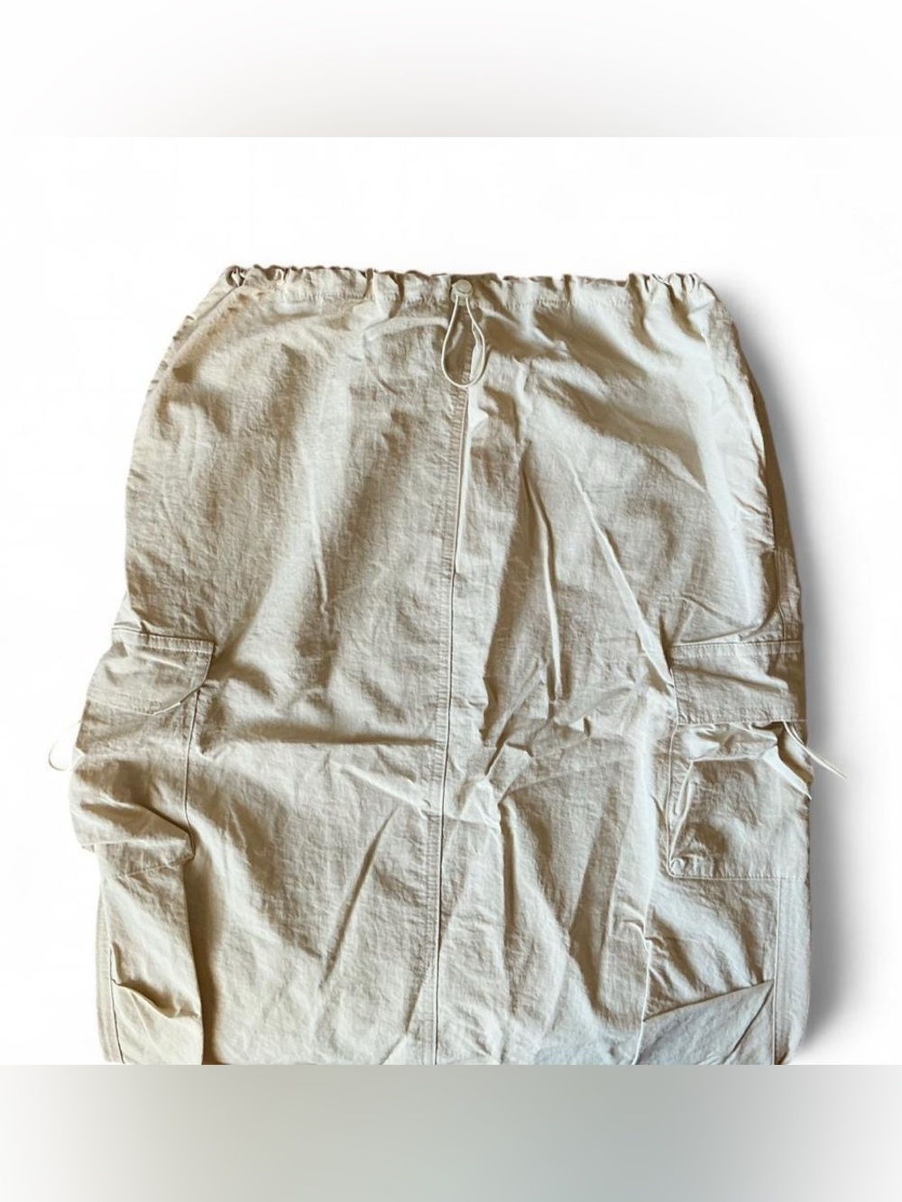 Forever 21 Neutral Drawstring Cargo Skirt